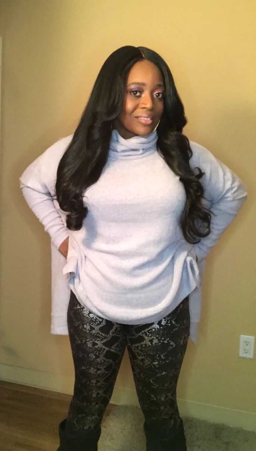 Gray Cashmere Turtleneck sweater