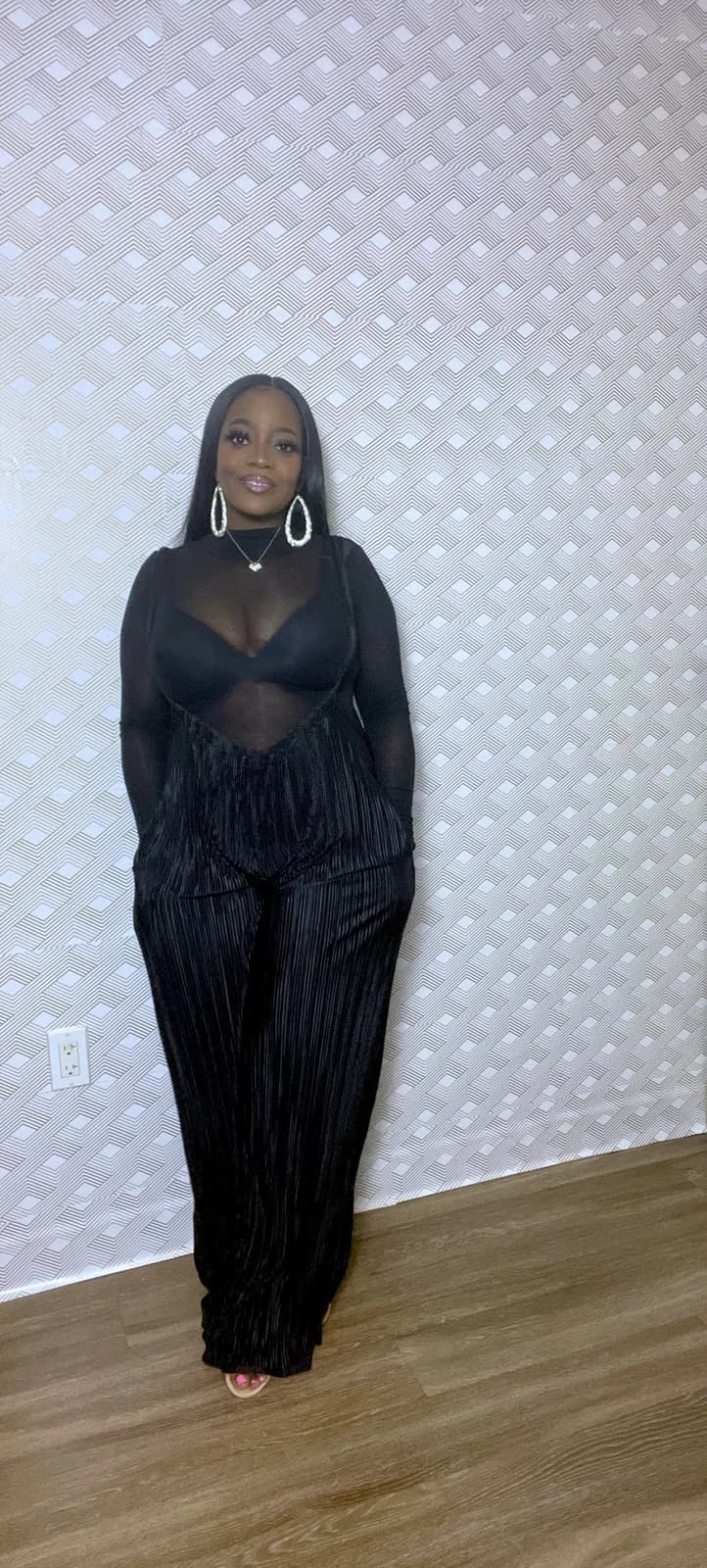 Pleated Jumpsuit